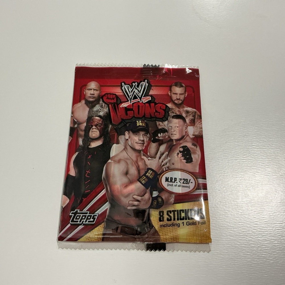 2013 Topps WWE Icons Pack (8 per pack) Roman Reigns Seth Rollins Rookie Cards RC